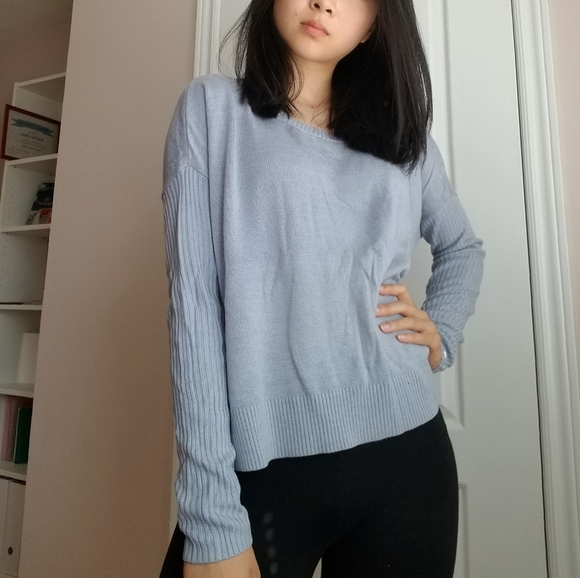 Lavender Sweater Tee - Picture 2 of 5